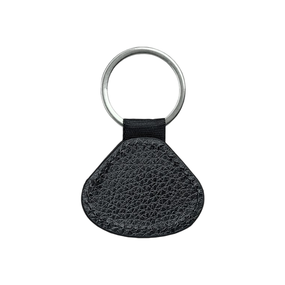 Sublimation Blank PU Leather Keychain Single/Double-Sided Printing Keyring Creative Gifts Promotional Office Supplies