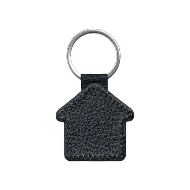 Sublimation Blank PU Leather Keychain Single/Double-Sided Printing Keyring Creative Gifts Promotional Office Supplies