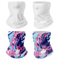 Sublimation Blank Sports Multifunctional Headscarf Polyester Material Scarf 10+ Ways to Wear as Headscarf/Scarf/Hairband/Wristband/Dust Mask
