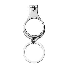 Sublimation Multifunctional Zinc Alloy Keychain Custom Metal Keyring - Nail Clipper & Metal Bottle Opener Combo