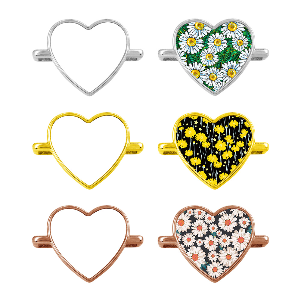 Sublimation Blank Metal Watch Band Buckle DIY Custom Watch Band Decoration Watch Band Clasps Watch Strap Clasps Customization Ready