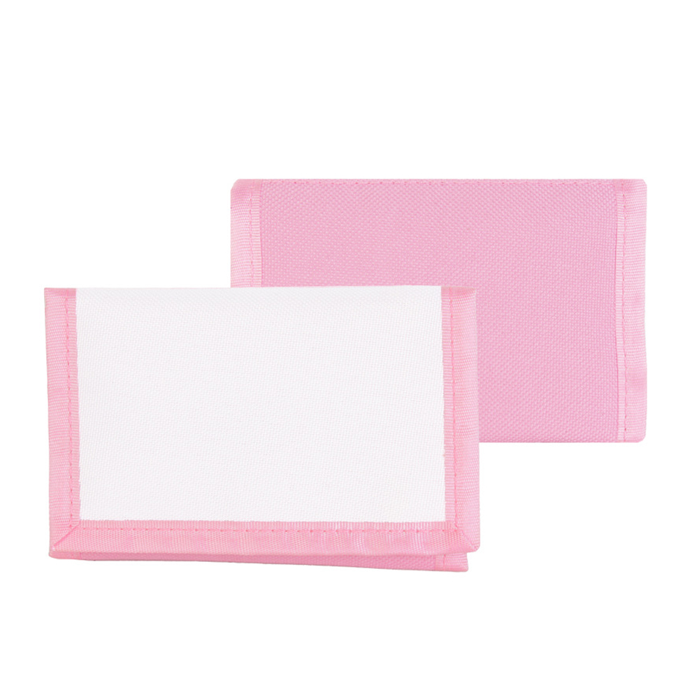 Sublimation Foldable Wallet Polyester Wallet Blank DIY Wallet Custom Printing Creative Gift Promotional for Men and Women