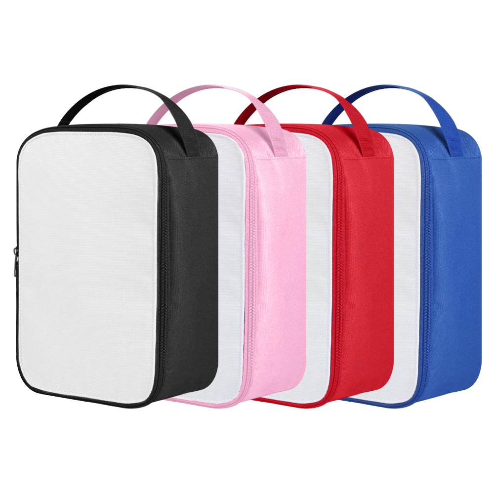 Sublimation Blank Shoe Bags with Handle - Customizable Front for DIY Patterns, Reusable Travel Storage for Shoes