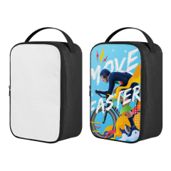 Sublimation Blank Shoe Bags with Handle - Customizable Front for DIY Patterns, Reusable Travel Storage for Shoes