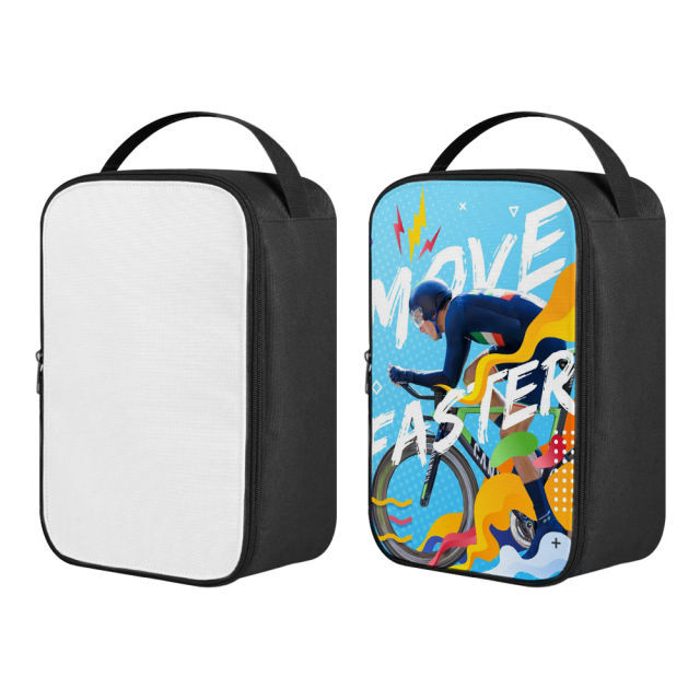 Sublimation Blank Shoe Bags with Handle - Customizable Front for DIY Patterns, Reusable Travel Storage for Shoes