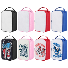 Sublimation Blank Shoe Bags with Handle - Customizable Front for DIY Patterns, Reusable Travel Storage for Shoes