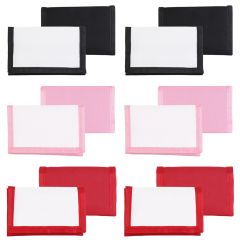 Sublimation Foldable Wallet Polyester Wallet Blank DIY Wallet Custom Printing Creative Gift Promotional for Men and Women