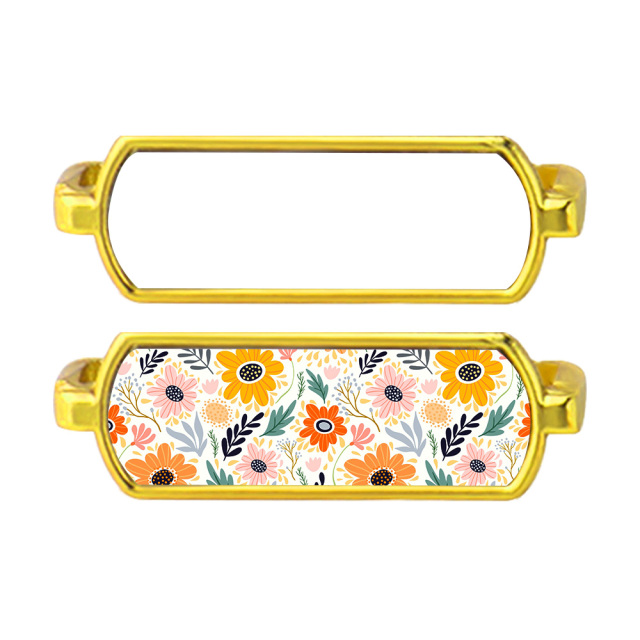 Sublimation Blank Metal Watch Band Buckle DIY Custom Watch Band Decoration Watch Band Clasps Watch Strap Clasps Customization Ready