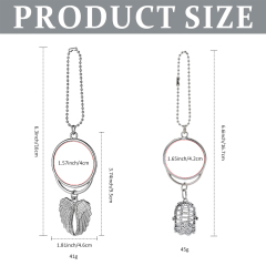 Sublimation Blank Metal Car Charms - Zinc Alloy, Multiple Styles for Custom Printing Stylish Car Ornaments Personalized Car Pendants
