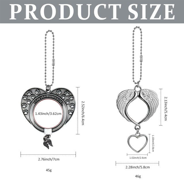Sublimation Blank Metal Car Charms - Zinc Alloy, Multiple Styles for Custom Printing Stylish Car Ornaments Personalized Car Pendants