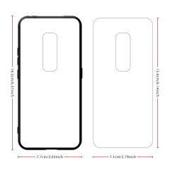 Smooth Sides!!! For Vivo V Series V17 Pro, V15, V25, V21E 5G, V20, V20SE, V21, V19 Sublimation 2D TPU Phone Case Cover With Aluminum Sheet for Printing