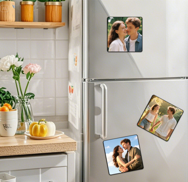 Sublimation Music Fridge Magnet Blank PET Sheet for DIY Heat Press Printing Versatile Functions | Wireless Audio & Magnetic Decor