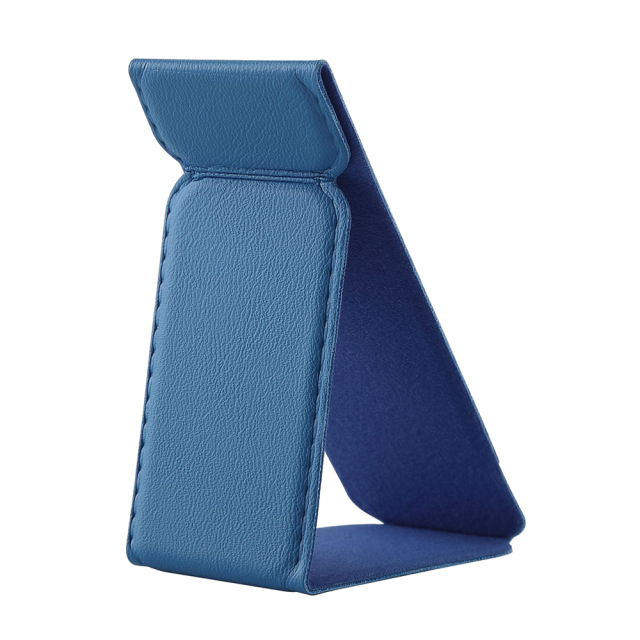 Universal Adhesive Phone Stand - Foldable Magnetic PU Leather Holder, Fits All Phone Models, 24 Colors