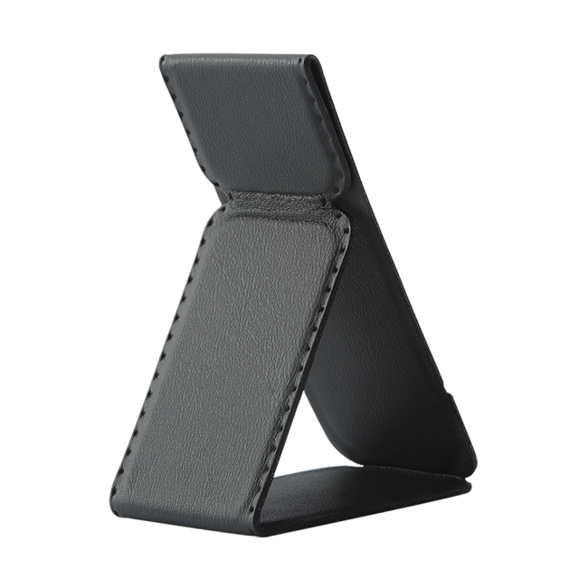 Universal Adhesive Phone Stand - Foldable Magnetic PU Leather Holder, Fits All Phone Models, 24 Colors