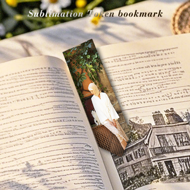 Sublimation PU Leather Bookmark School Supply Single-side Printable Heat Transfer Bookmarks