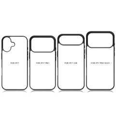New Arrival Sublimation 2D TPU Phone Case for iPhone 17 Series, DIY Shell With Aluminum Sheet for iPhone 17, ip 17 pro, ip17 Air, ip17 Pro Max
