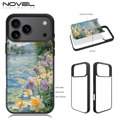New Arrival Sublimation 2D TPU Phone Case for iPhone 17 Series, DIY Shell With Aluminum Sheet for iPhone 17, ip 17 pro, ip17 Air, ip17 Pro Max