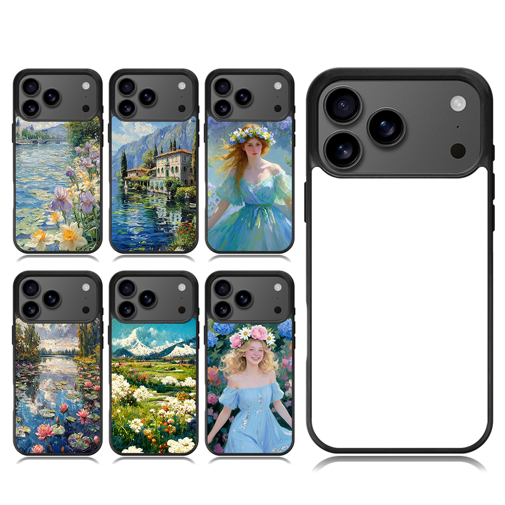 New Arrival Sublimation 2D TPU Phone Case for iPhone 17 Series, DIY Shell With Aluminum Sheet for iPhone 17, ip 17 pro, ip17 Air, ip17 Pro Max