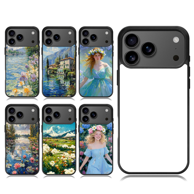 New Arrival Sublimation 2D TPU Phone Case for iPhone 17 Series, DIY Shell With Aluminum Sheet for iPhone 17, ip 17 pro, ip17 Air, ip17 Pro Max