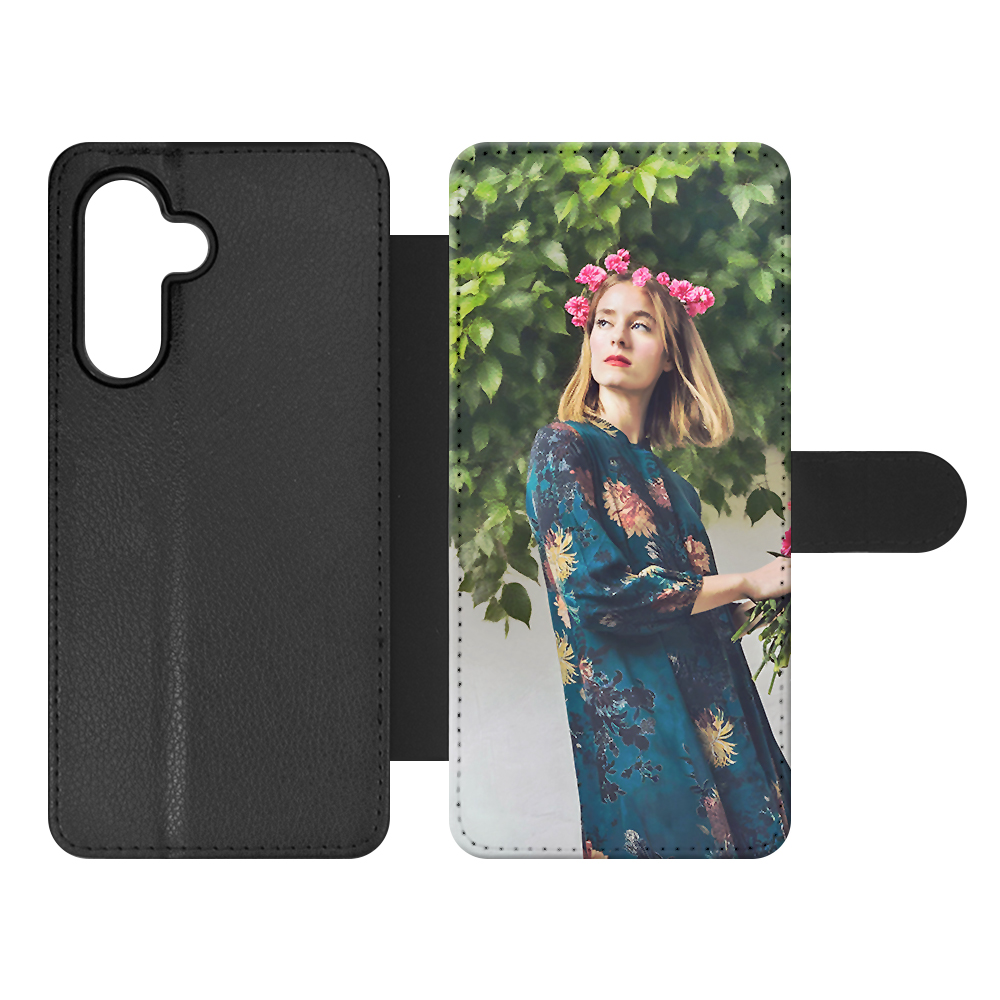 Sublimation Wallet Phone Case for Samsung A Series,Galaxy A37, A17, A07,A56,A26,A06,A16A32,A72,A91 Kickstand Card Holder Slot Magnetic Flip PU Leather Shockproof Case Support Customization