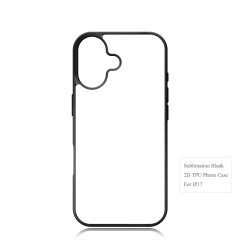 New Arrival Sublimation 2D TPU Phone Case for iPhone 17 Series, DIY Shell With Aluminum Sheet for iPhone 17, ip 17 pro, ip17 Air, ip17 Pro Max