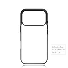 New Arrival Sublimation 2D TPU Phone Case for iPhone 17 Series, DIY Shell With Aluminum Sheet for iPhone 17, ip 17 pro, ip17 Air, ip17 Pro Max