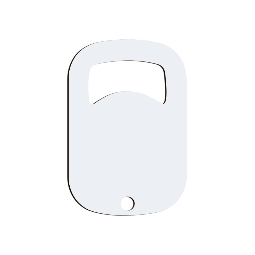 Sublimation Blank Stainless Steel Bottle Opener Lightweight Portable Custom DIY Opener - 6 Shapes, Double-Sided Printable