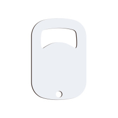 Sublimation Blank Stainless Steel Bottle Opener Lightweight Portable Custom DIY Opener - 6 Shapes, Double-Sided Printable