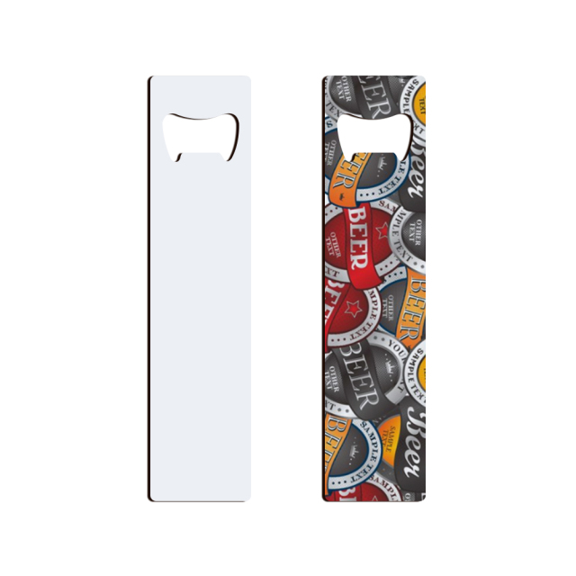 Sublimation Blank Stainless Steel Bottle Opener Lightweight Portable Custom DIY Opener - 6 Shapes, Double-Sided Printable