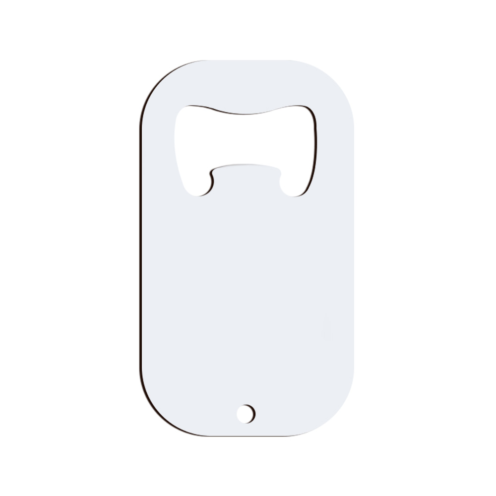 Sublimation Blank Stainless Steel Bottle Opener Lightweight Portable Custom DIY Opener - 6 Shapes, Double-Sided Printable