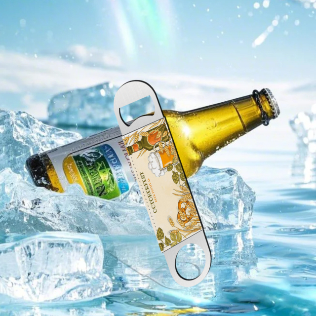 New Arrival Sublimation DIY PU Leather Bottle Opener Double-Sided Printing 4 Styles