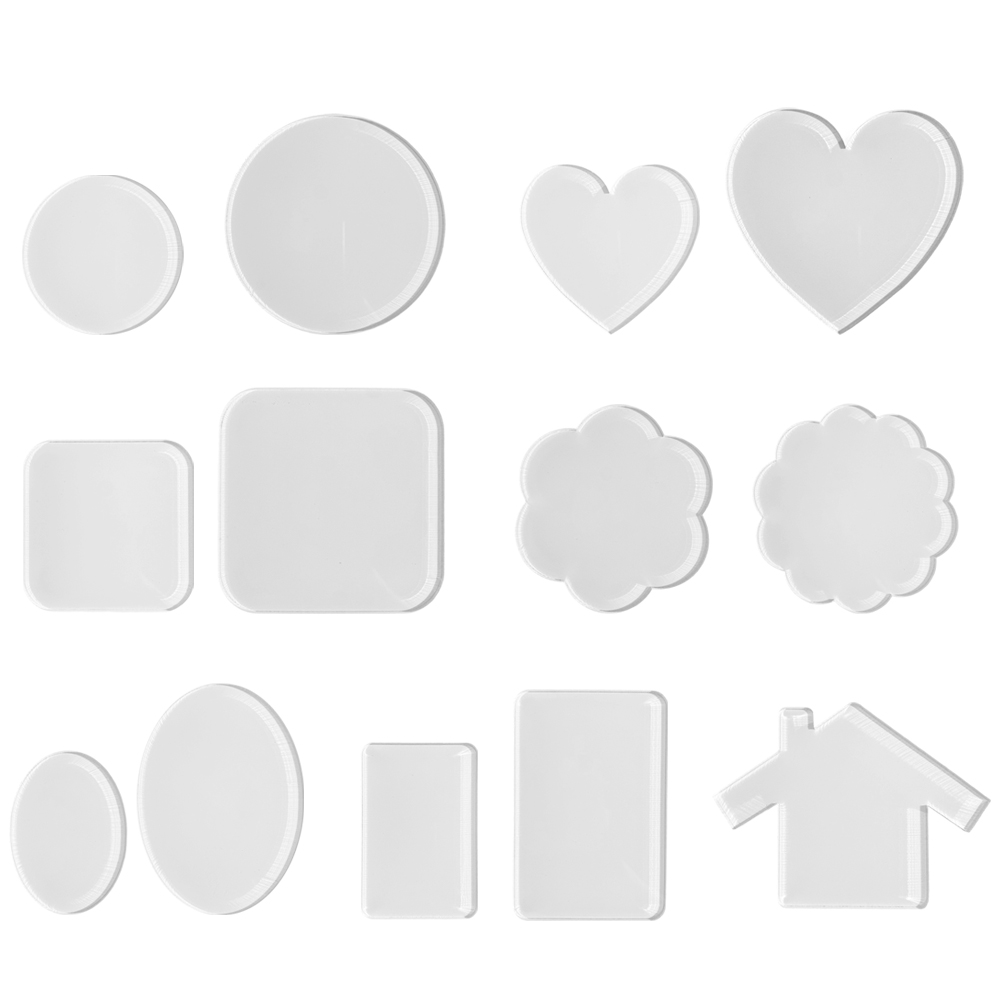 Sublimation Acrylic Fridge Magnets - Decorative Refrigerator Magnet with Adhesive Backing Magnets, Photo Magnet Frames for Refrigerator