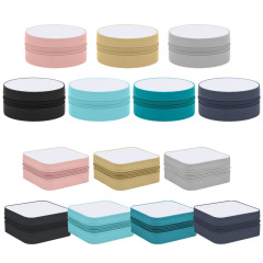 UV Printed Leather Mini Jewelry Box - Customizable Design for Wholesale & Promotional Gifts Stylish Organizer for Rings & Earrings 10*10cm Jewelry Box