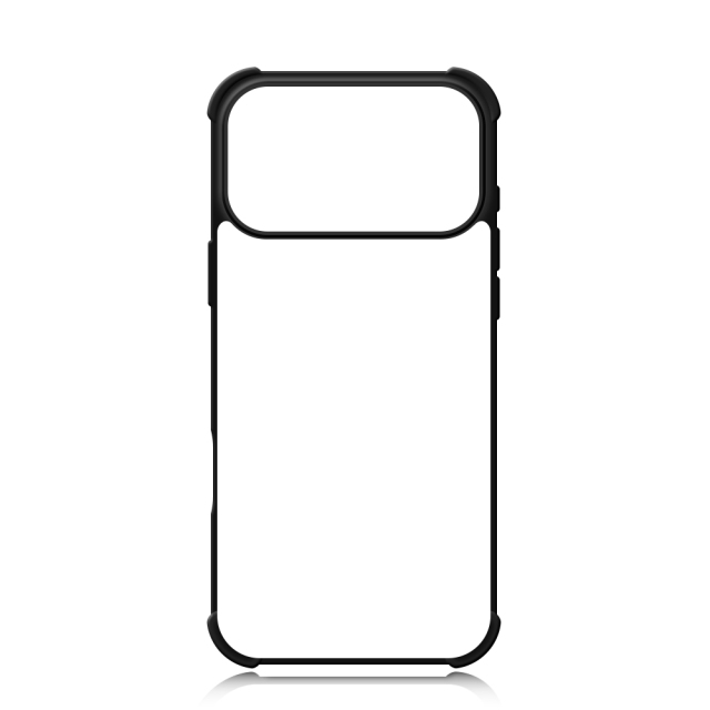 Anti-Shock! For iPhone 17 Series Four Corner Anti-drop 2D TPU Phone Case Phone Cover With Metal Insert For Sublimation Printing