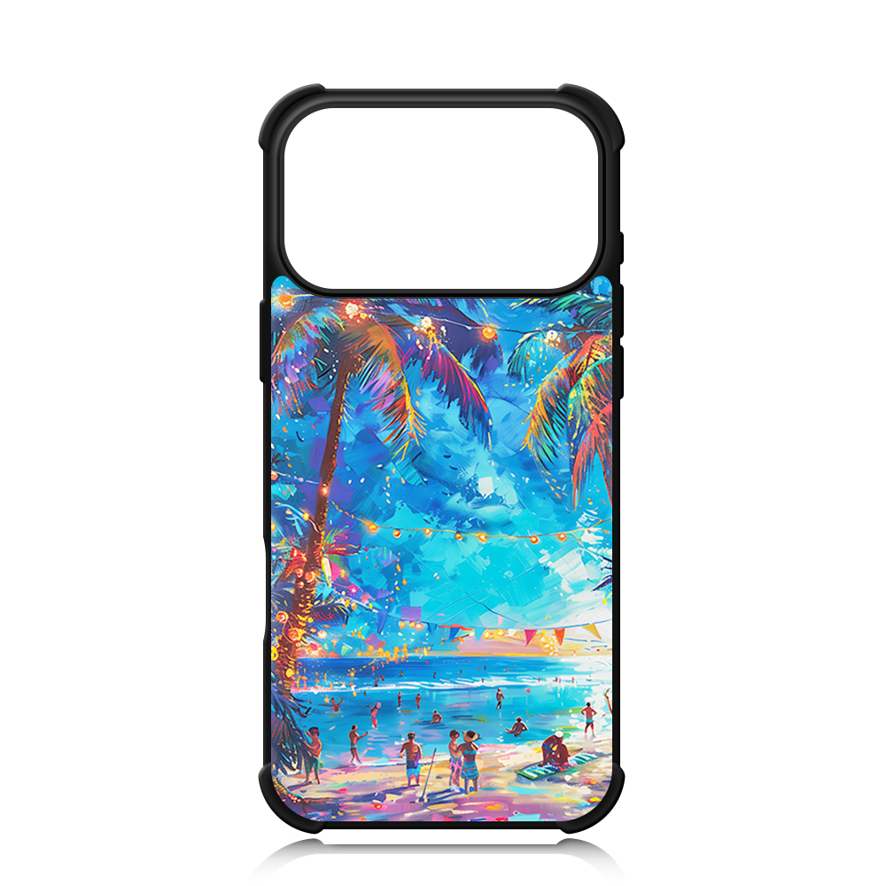 Anti-Shock! For iPhone 17 Series Four Corner Anti-drop 2D TPU Phone Case Phone Cover With Metal Insert For Sublimation Printing