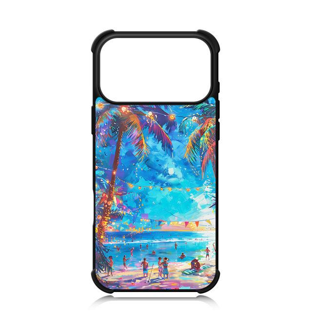 Anti-Shock! For iPhone 17 Series Four Corner Anti-drop 2D TPU Phone Case Phone Cover With Metal Insert For Sublimation Printing