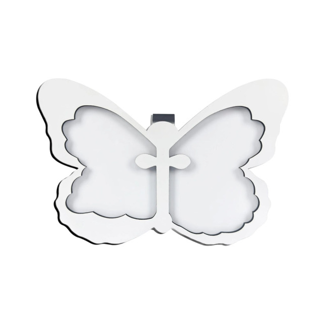 Sublimation Blank MDF Car Sunshade Clip, Butterfly Clip Design, Customizable Vehicle Sun Visor Clip