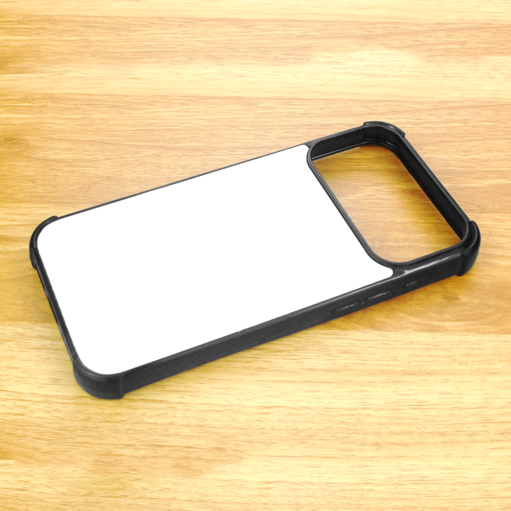 Anti-Shock! For iPhone 17 Series Four Corner Anti-drop 2D TPU Phone Case Phone Cover With Metal Insert For Sublimation Printing