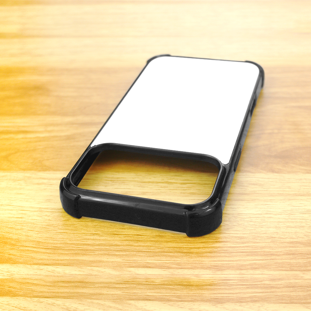 Anti-Shock! For iPhone 17 Series Four Corner Anti-drop 2D TPU Phone Case Phone Cover With Metal Insert For Sublimation Printing