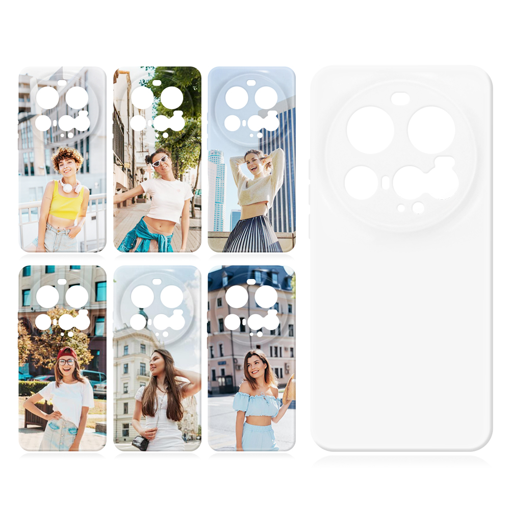 Sublimation 3D Film Soft Phone Case For Xiaomi 15 Series Heat Press Silicone Customizable Phone Cover Full Cover Mobile Phone Case