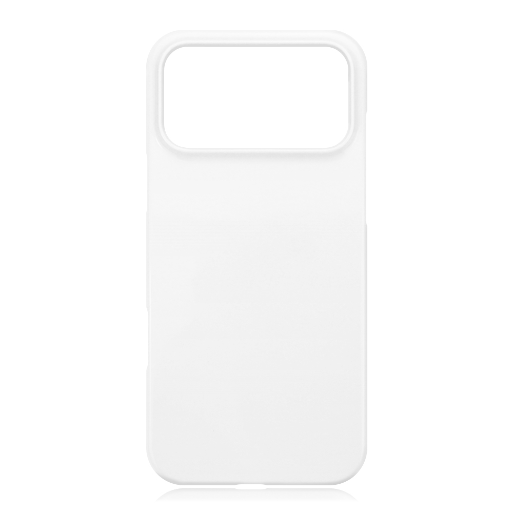 Sublimation 3D Film Coated Hard Phone Case Heat Press Plastic Customizable Snap Phone Cover For iPhone 17 Series Semi-wrapped Cover Mobile Phone Case