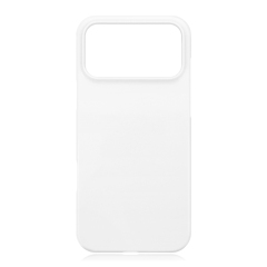 Sublimation 3D Film Coated Hard Phone Case Heat Press Plastic Customizable Snap Phone Cover For iPhone 17 Series Semi-wrapped Cover Mobile Phone Case