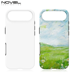 New Arrival Sublimation 3D 2in1 Film Case Cover Blank Customized DIY Cell Phone Case for iPhone 17 Series