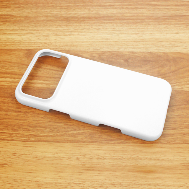 Sublimation 3D Film Coated Hard Phone Case Heat Press Plastic Customizable Snap Phone Cover For iPhone 17 Series Semi-wrapped Cover Mobile Phone Case