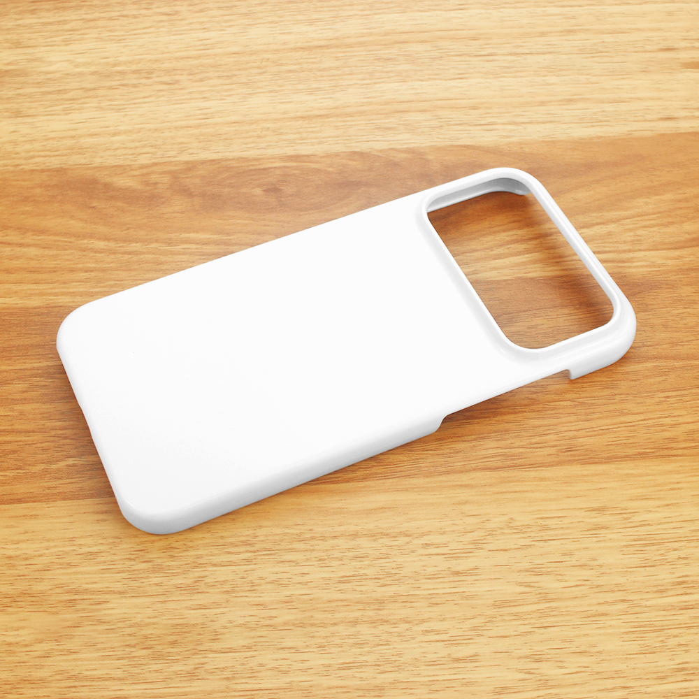 Sublimation 3D Film Coated Hard Phone Case Heat Press Plastic Customizable Snap Phone Cover For iPhone 17 Series Semi-wrapped Cover Mobile Phone Case