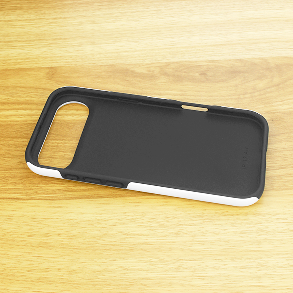 New Arrival Sublimation 3D 2in1 Film Coated Phone Case Cover Blank Customized DIY Cell Phone Case for iPhone 17 Series