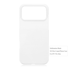 Sublimation 3D Film Coated Hard Phone Case Heat Press Plastic Customizable Snap Phone Cover For iPhone 17 Series Semi-wrapped Cover Mobile Phone Case