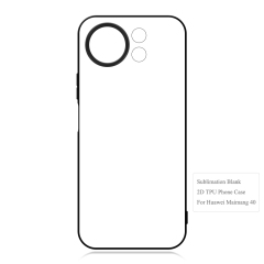 Sublimation 2D TPU Phone Case for Huawei Maimang 40, Maimang 30,Maimang Series with Aluminum Insert