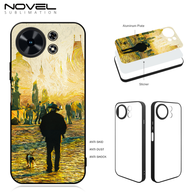 Sublimation 2D TPU Phone Case for Huawei Maimang 40, Maimang 30,Maimang Series with Aluminum Insert