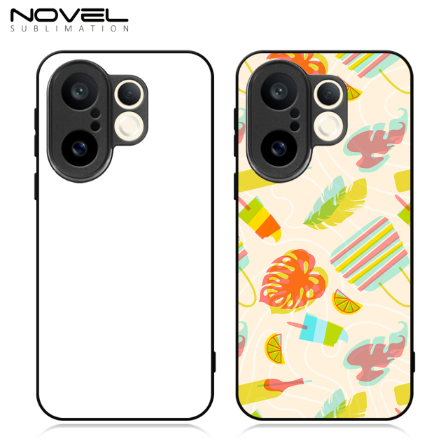 For Vivo S Series S30 Pro mini, S15/15 Pro, S10/S10 Pro, S9E, S7, S6/G1, S5 Blank 2D TPU Phone Case Silicone Cover with Aluminum Sheet for Sublimation Printing
